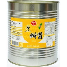 天府牌 豆瓣醬 3KG, 1個, 基改黃豆
