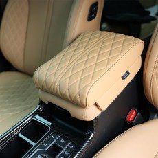 아이리온 QM6 호환 콘솔 쿠션 차량 실내 암레스트 팔걸이 튜닝 악세사리 용품, 새들브라운_irion, 1세트