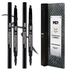 미프 눈썹엔딩 남성용 아이브로우, Norm Gray, 2개