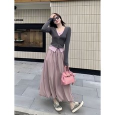 入鞦減齡穿搭一整套鞦裝女2025新款時尚洋氣減齡顯瘦遮肉兩件套裝