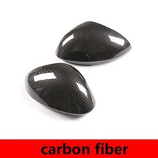 알파 로메오 줄리아 차량용 후방 거울 카본 파이버 커버 트림 스티커 차량, 1개, 5. ABS carbon fiber
