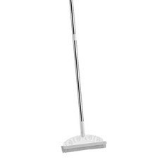 巨匠工廠 V型寵物除毛刷地毯刷，免手洗橡膠地板刷，輕鬆清潔毛髮灰塵, 白色V型地刷, 1個