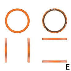For Nothing CMF Watch Pro 2 시계 케이스 스트랩 커버 금속 베젤 시계 케이스 스트랩 커버 Smartwatch Pro, 01 Orange