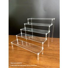 스탭박스 투명 아크릴 계단 진열장 장난감 보관함, 1. 1층 20cm 7.5cm