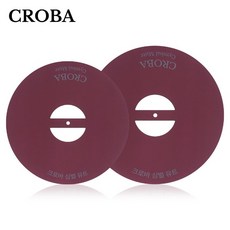 크로바 심벌 뮤트 CCM 약음기 패드 덮개 소음 커버 음소거 연습, 45.5cm(18인치), 1개