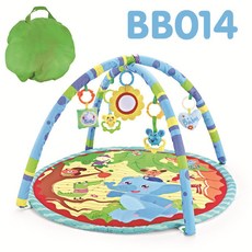 【臺灣】兒童健身架嬰兒遊戲圓毯，多功能新生寶寶爬行地墊玩具，促進寶寶健康成長, BB014, 1個