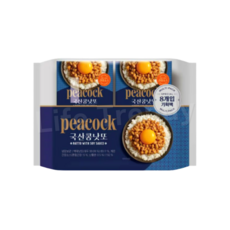 피코크 국산콩 생나또 8입 기획팩, 1세트, 404g