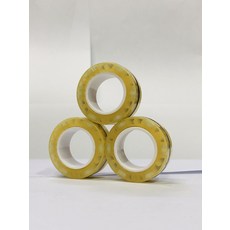 손가락 자석 반지 피젯 장난감 세트 성인 스피너 링 스트레스 해소 불안 완화 치료 3 개, [07] Fluorescent Yellow, Fluorescent Yellow