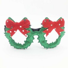 안경꾸미기 트리 산타 크리스마스의상 크리스마스안경 1(개), 본상품