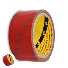 렌콩 자동차용 아크릴 양면 폼 테이프 회색 48mm x 1.5M 초강력폼양면테이프 차량용양면테이프 양면폼테이프, 1