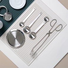 JVR 플래티넘 휴대용 실리콘 드라잉 매트, 1단, 크림아이보리, 1개