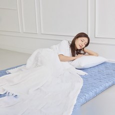 100% 국산 바닥에 까는 3단 접이식 두꺼운 요매트, 그레이