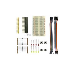 라즈베리 파이 제로 W Pi0 GPIO 확장 DIY 스타터 키트 브레드 보드 led 키 2x20 헤더, 한개옵션0