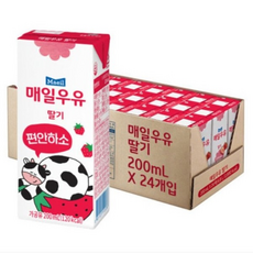 매일우유 멸균 딸기우유 200ml x 48팩