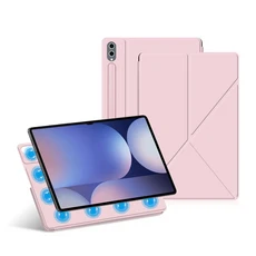 갤럭시 탭 S10 울트라 14.6 FE 플러스 13.1" S9+ 12.4" 10.9 S8 S7 11인치 태블릿 스마트 커버 마그네틱, 01 Tab S10 FE 10.9 inch, 02 Pink
