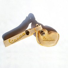 Vespa 베스파 가죽 키케이스 키백 레트로 브라운, 1개, 18_R타입