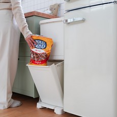 雙層分類回收箱, 白色