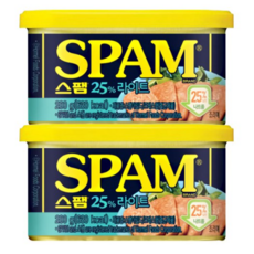 CJ 스팸 25%라이트 200g 마일드, 2개