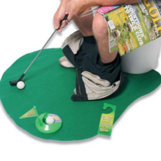 골프퍼팅 미니 연습기 화장실용 세트, 본상품