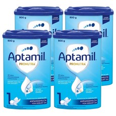 압타밀 프로누트라 분유 1단계, 800g, 4개