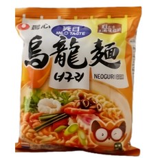 韓國農心 浣熊麵/爽口烏龍麵 120g, 1個, 爽口烏龍麵