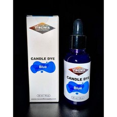블루 리퀴드 캔들 염료 농축 (드롭퍼가 포함된 1온스 병) 소이 캔들 파라핀 왁스 젤 천연 왁스 블렌드 양초용 용융 스냅 바용, 블루 리퀴드 캔들 염료 농축 드롭퍼가 포함된 1온스 병, 1개