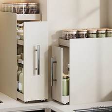 라담상점 틈새 슬라이드 수납장 냉장고틈새장, 단품