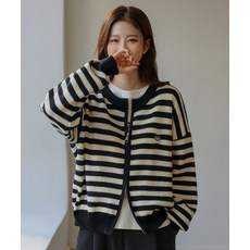 프랜치시크 FRENCHCHIC 단가라ver. 코스에그 자수 투웨이 니트집업 가디건