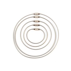 바람담 1P 와이어 키체인 줄 키링부자재