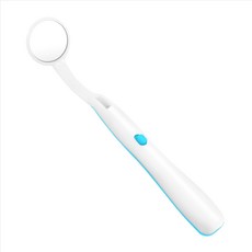 1 PC LED 가벼운 치아 구강 치과 미러 슈퍼 밝은 구강 거울 조명 치아 관리 도구 구강 위생 기계, 파란색