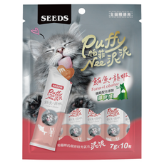 惜時 Puffy 帕菲 Nee 泥泥愛貓肉泥條, 鮪魚 + 龍蝦 + 離胺酸, 1袋, 70g