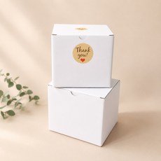 무지상자 선물상자 머그컵상자 쿠키박스 컵박스 선물포장박스 컵상자 수건 타올상자 유리병 디퓨저 포장상자, 무지상자(소)-화이트, 1개