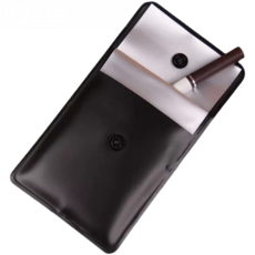 隨身菸灰袋 便攜式煙灰袋 攜帶式煙灰缸 煙蒂收集器 熄菸袋, 1個, 黑色1個, 黑色