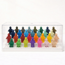 디루아 레고 호환 진열장 피규어 장식장 케이스, 1개