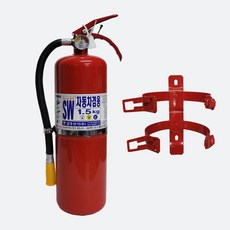 삼우 차량용소화기 1.5kg 소화기+브라켓 세트 자동차검사용 /가정용겸용 부림소방, 1개