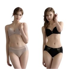 시슬리 SS23 노와이어 라이크라 풀커버 몰드 브라팬티 4종