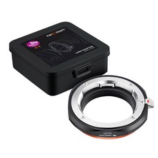 KnF LM-FX PRO 렌즈 어댑터 라이카 M 렌즈-후지 X 바디_무반사코팅 Leica M Lens to Fuji X adapter, 1개