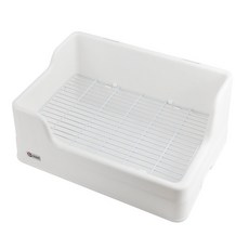 達洋 DAYANG 加大款懸掛兔便盆 白色 寵物便盆 天竺鼠便盆, 1個