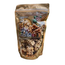 和春堂 低糖花生角 300g 手工炒香脆花生, 1個, 【低糖花生角】300g/包