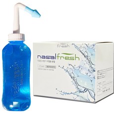 세번티 나잘후레쉬 스토어 300ml용기+분말60포+휴대용 방수백 증정 코세척기 코세정기 분말 비염 성인 어린이 공용 코세척 세트, 1세트