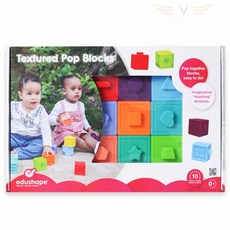 소프트 팝블럭(10P) 유아 촉감블록 장난감/에듀쉐이프, 단품, 1개