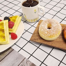 예쁜 테이블보 2인용 화이트 스몰 식탁보 방수식탁보 방수테이블보 예쁜식탁보