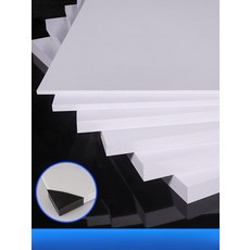 모형 스티로폼 PVC 단동 페놀폼 건축 재료 모델하우스, 화이트 100mmx100mmx3mm [1 장], 1개, 1cm