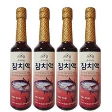 우리랑 프리미엄 참치액 참치액젓, 4개, 500ml
