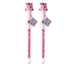 캐치티니핑 하츄핑 큰방울 버블스틱 비눗방울 장난감 2P 1세트, 핑크