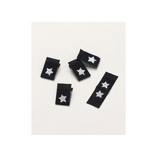 퀼트스타 스타 끼워라벨 5개입, 실버, 1개