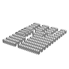 34개 라인 가이드 2.0-2.4mm 슬리브 코드 컴퓨터 전원 공급 장치 관리용 PVC 정렬기, 01 Transparent color, 01 중국