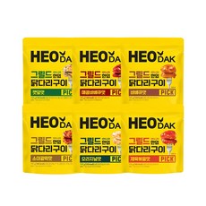 허닭 PICK 그릴드 한입 닭다리구이 6종 혼합, 6개, 100g