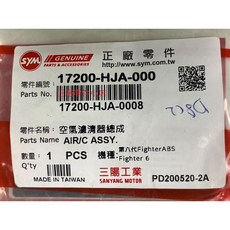 三陽正廠 HJA 空氣濾清器總成 A呀庫吝那 Fighter 6