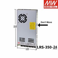 Mean Well LRS-350-24 90-132V180-264V AC-DC 24V 14.6A 350W 단일 출력 스위칭 전원 공급 장치, 01 24V용, 01 350.4W, 01 90-264VAC
